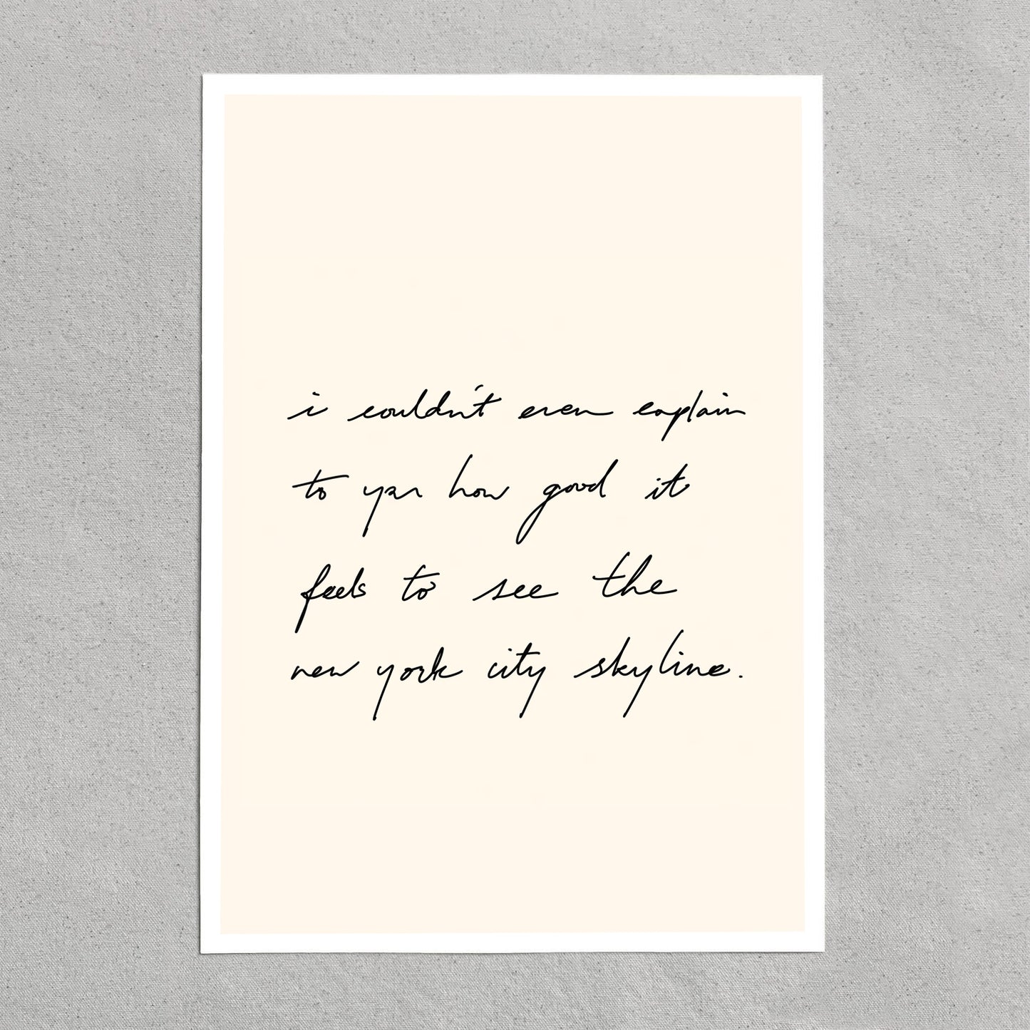 quote: "i couldn't even explain to you how good it feels to see the new york skyline"