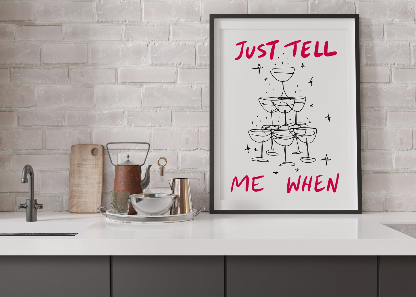 just tell me when - pink