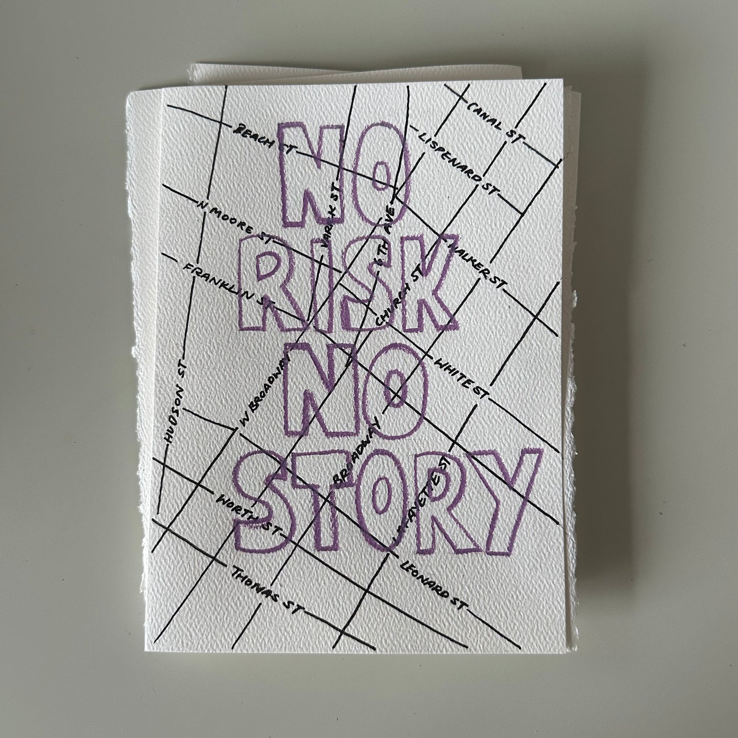 maps: tribeca 'no risk, no story'