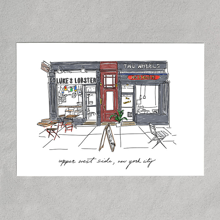 lukes lobster and two wheels (upper west side)