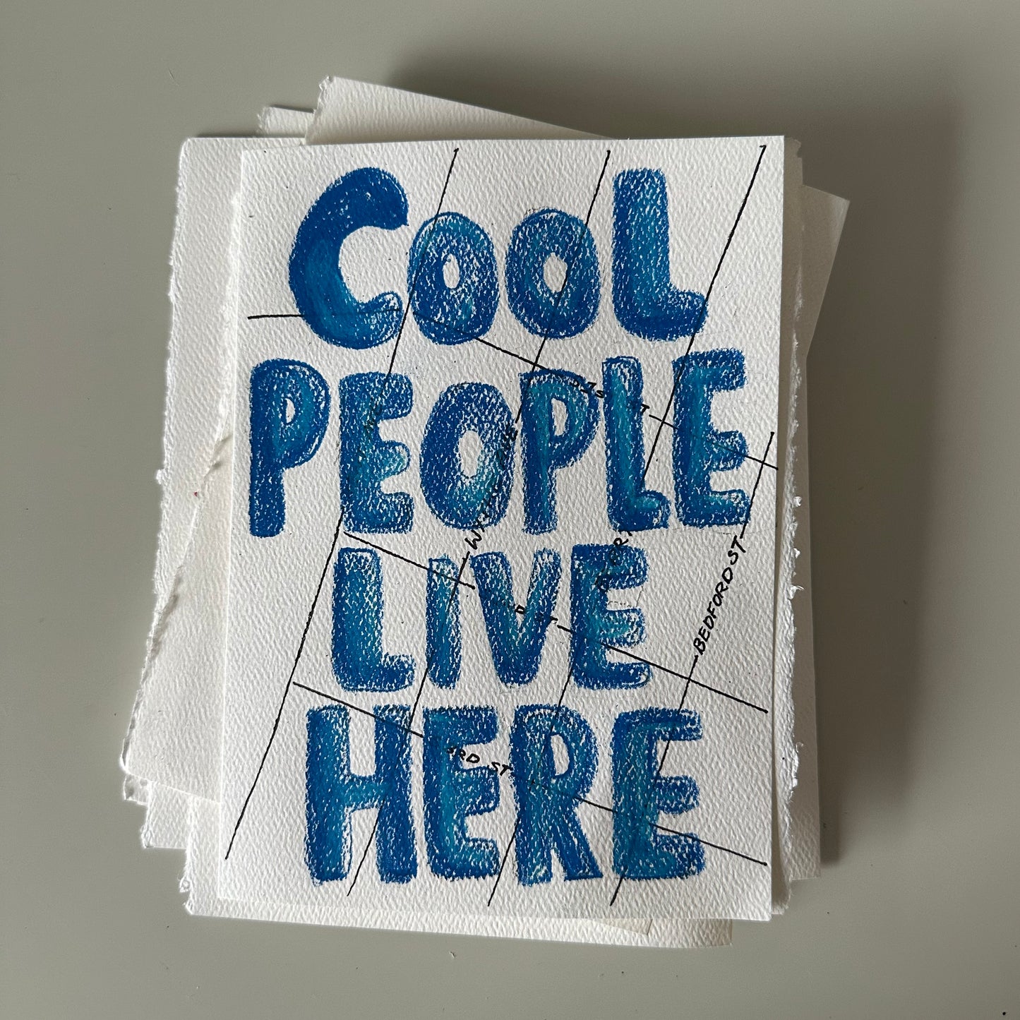 maps: williamsburg 'cool people live here'