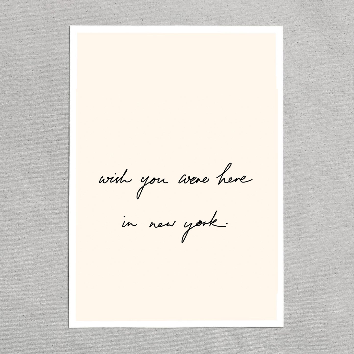 quote: "wish that you were in new york."