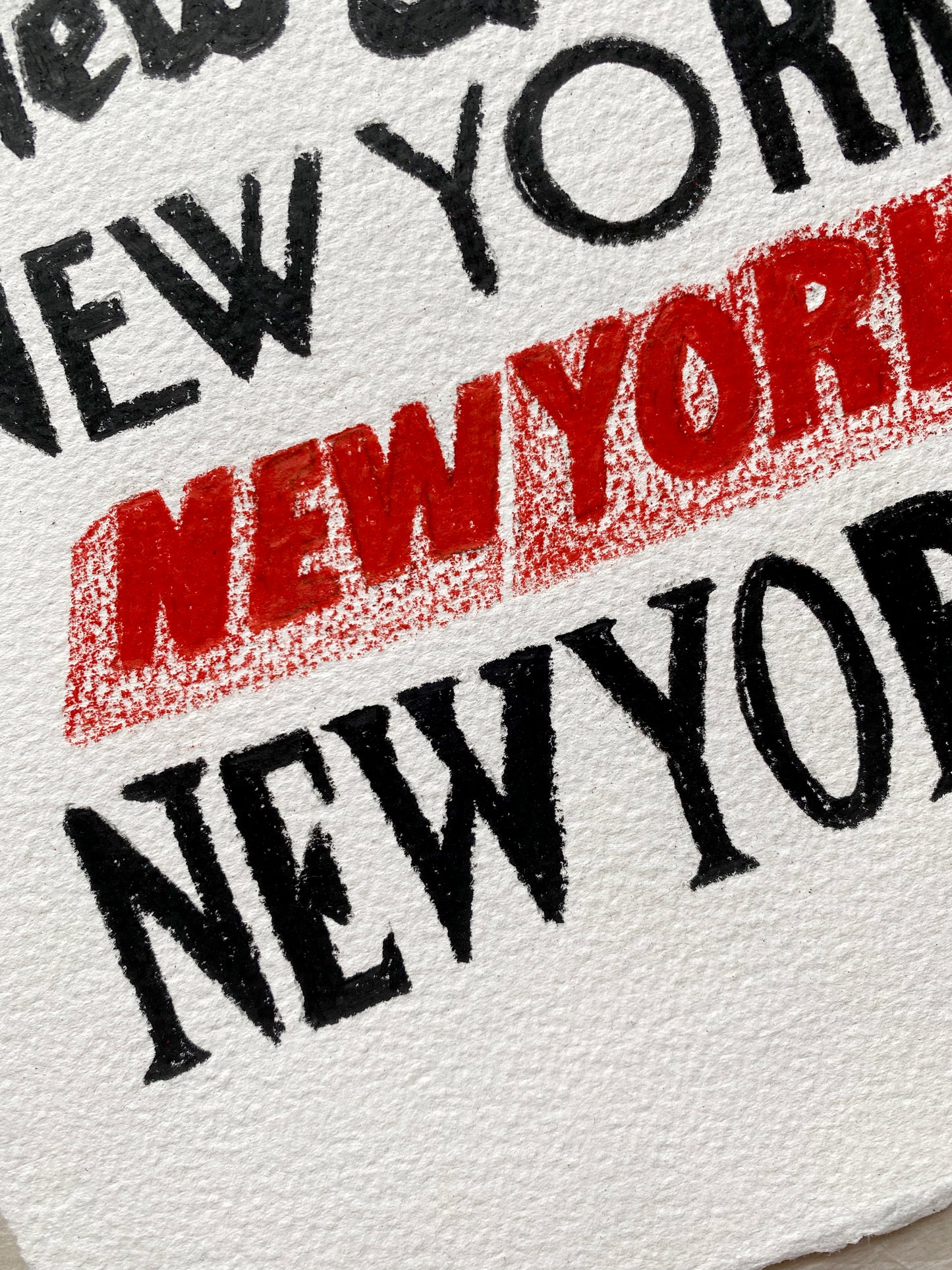 new york font print
