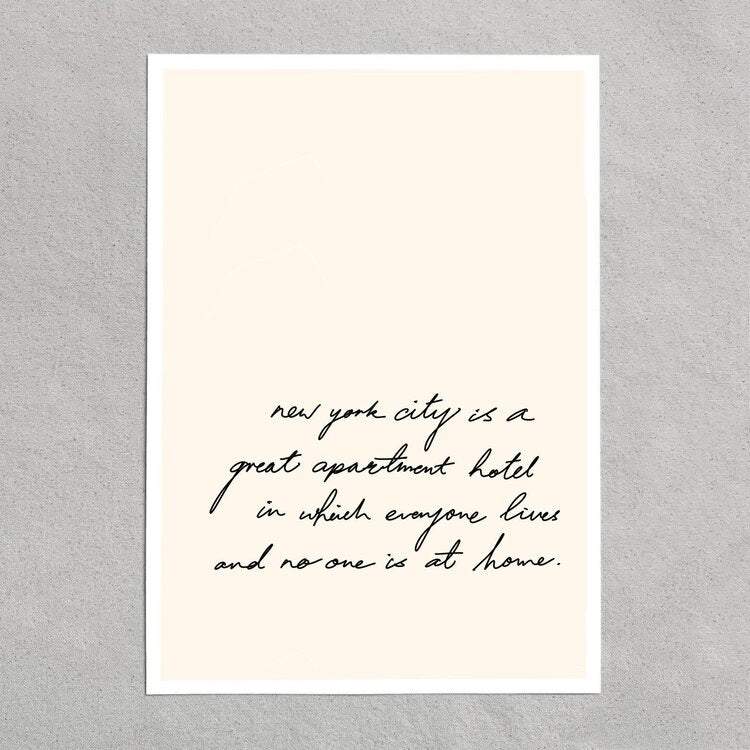 quote: "new york city is a great apartment hotel i..."