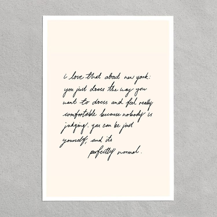 quote: "i love that about new york..."