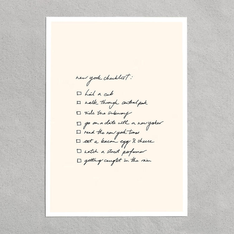 quote: new york checklist