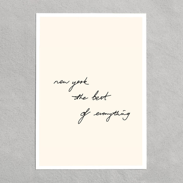 quote: "nyc the best of everything."