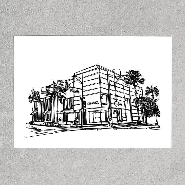 chanel store, rodeo drive