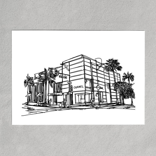 chanel store, rodeo drive