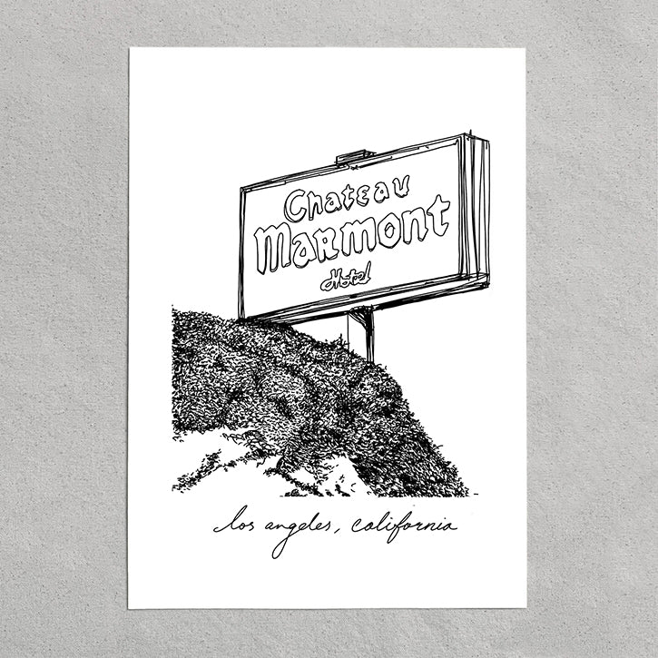 chateau marmont sign