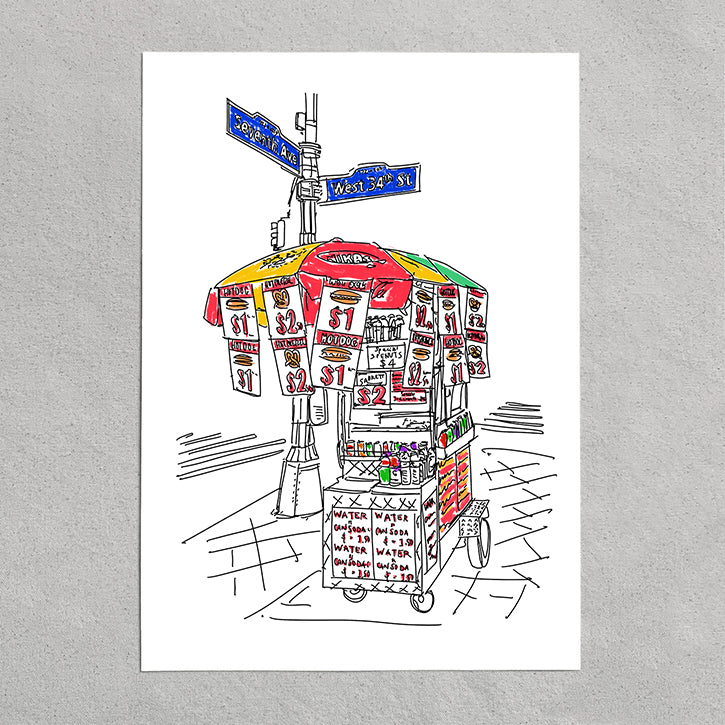 nyc food cart