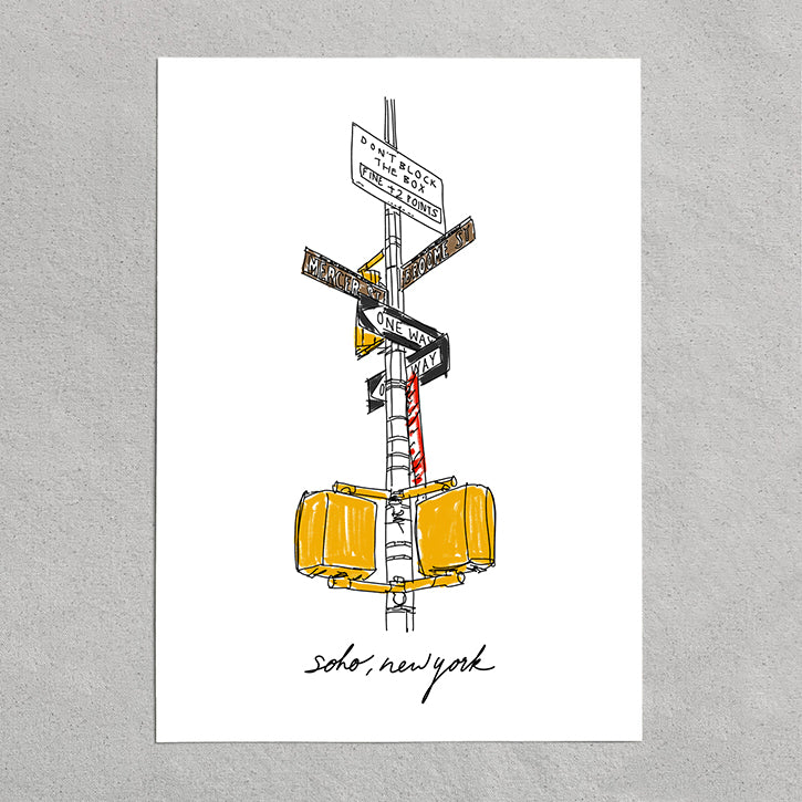 mercer street and broome street