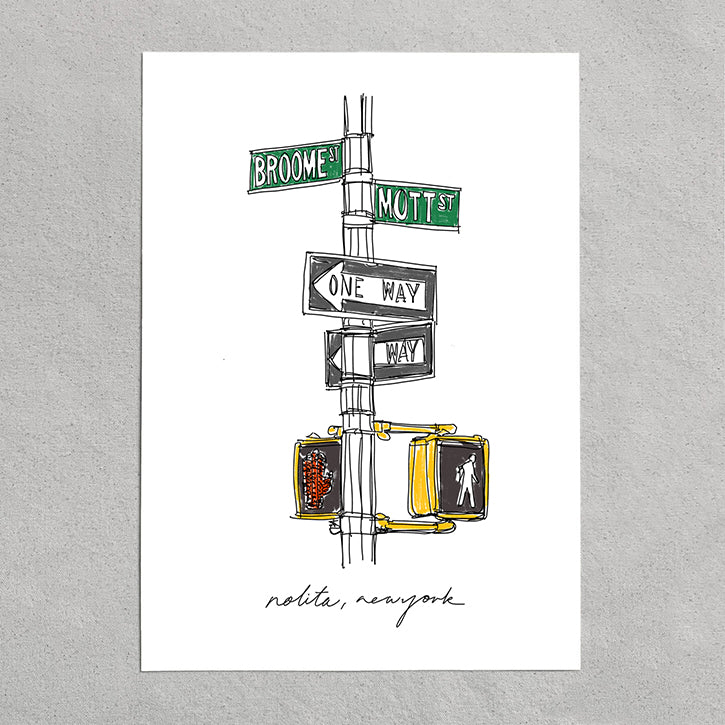 broome st and mott st