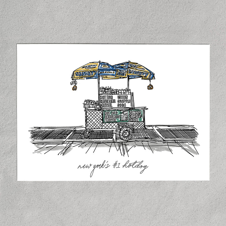 sabrett hotdog stand