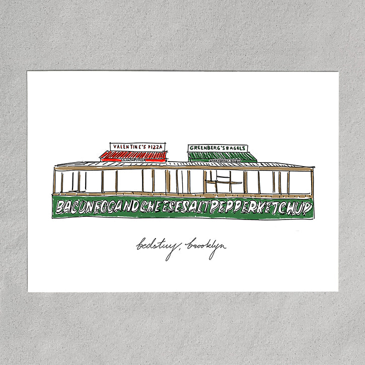 valentines pizza and greenberg bagels