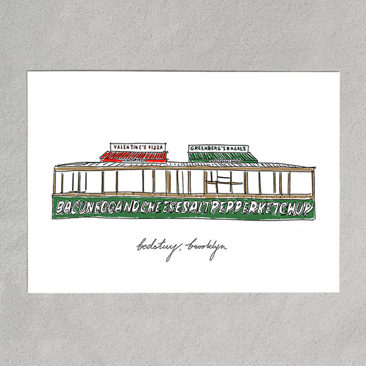 valentines pizza and greenberg bagels