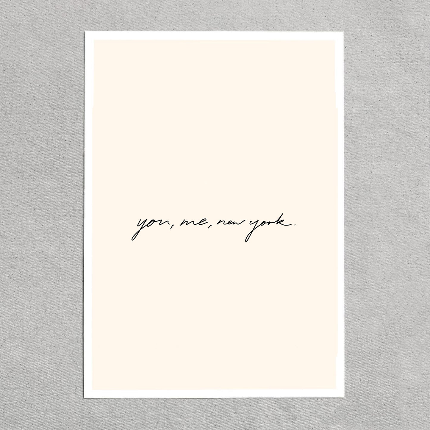quote: "you, me, new york."