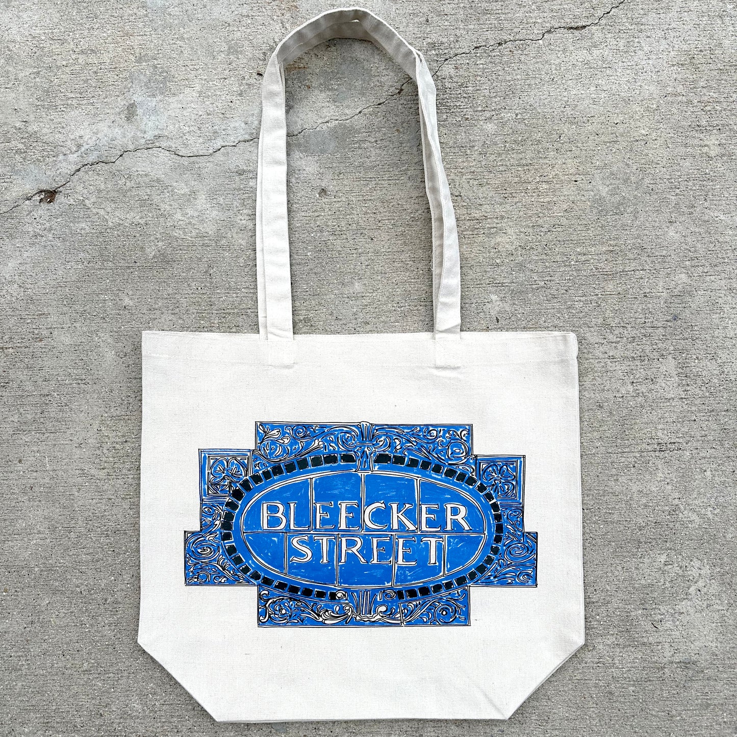 Bleecker street station tote bag