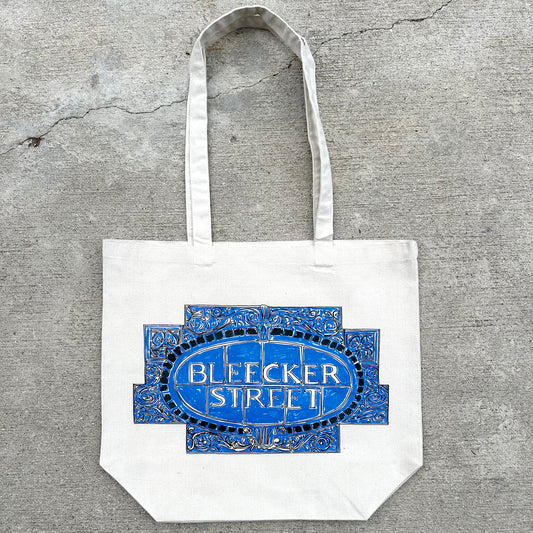 Bleecker street station tote bag