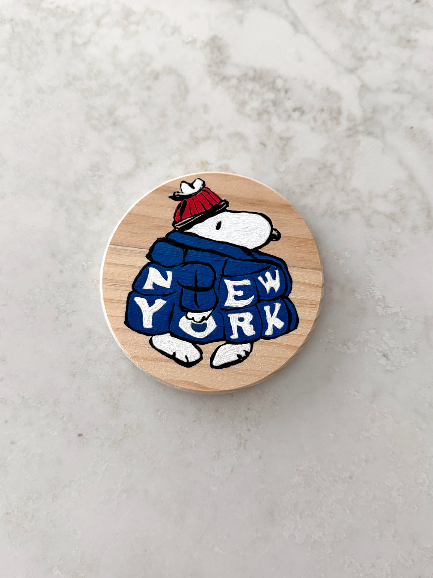 snoopy new york jacket