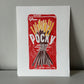 red pocky chocolate sticks