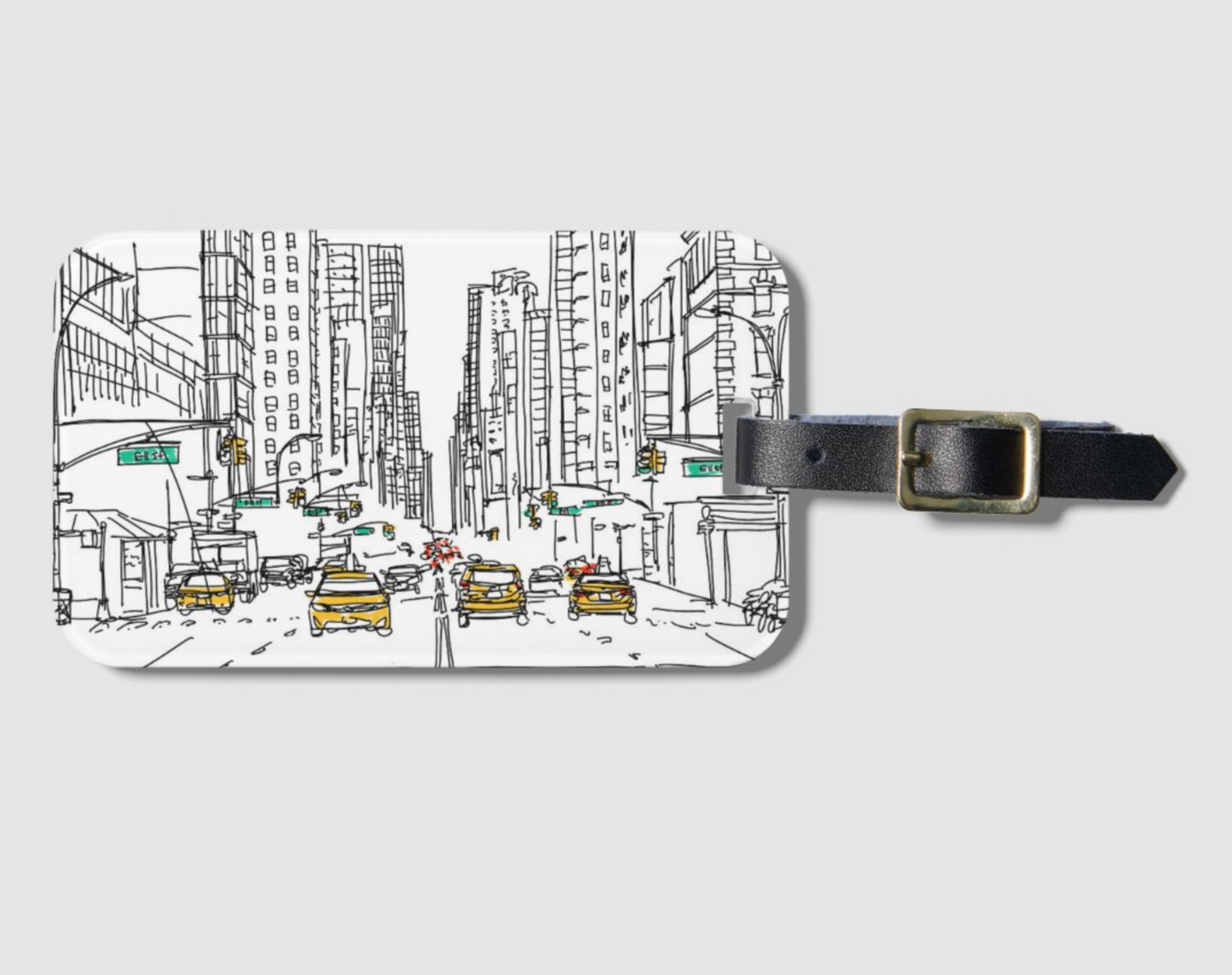 bowery taxi -- luggage tags
