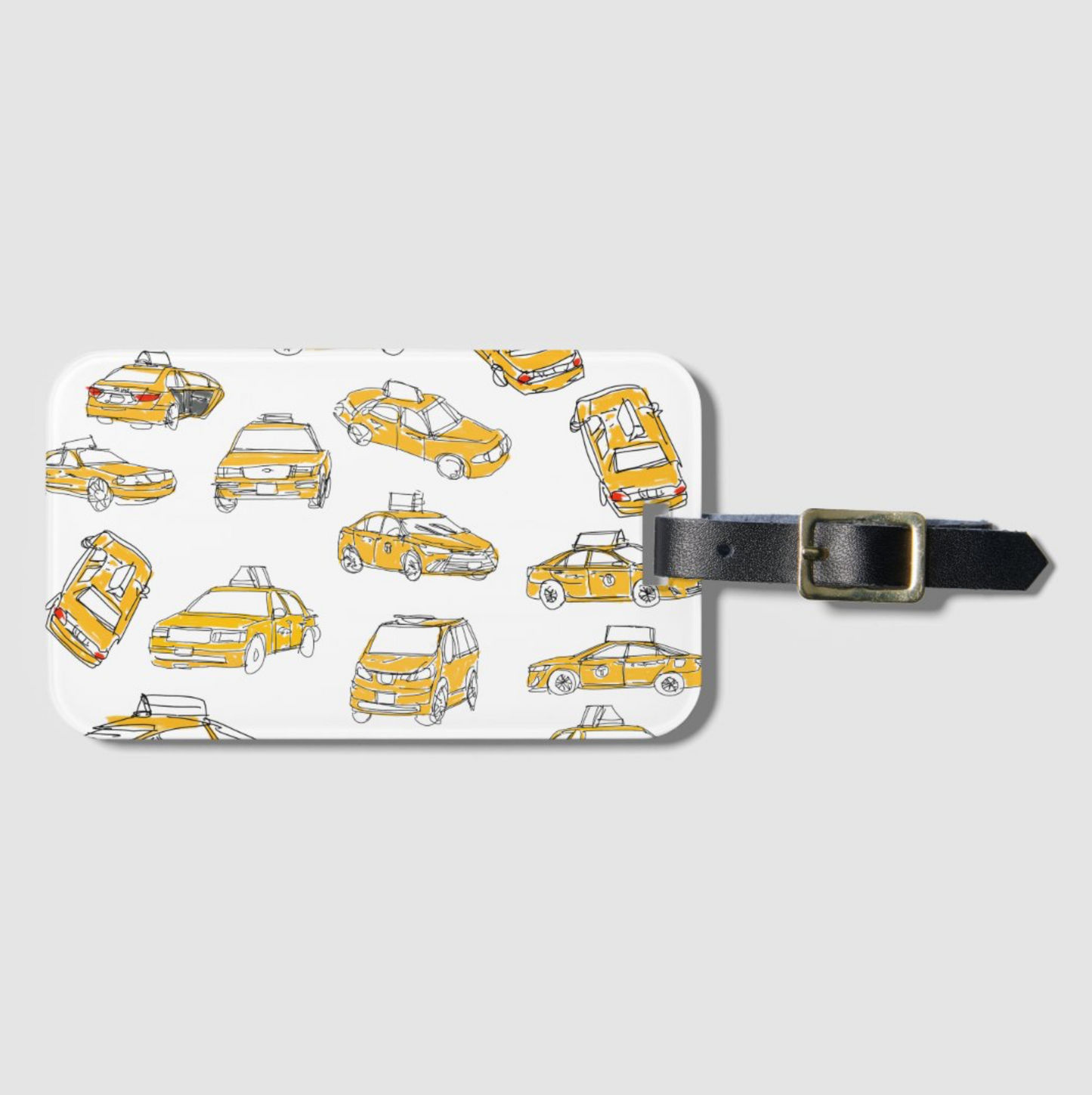 new york taxis -- luggage tags