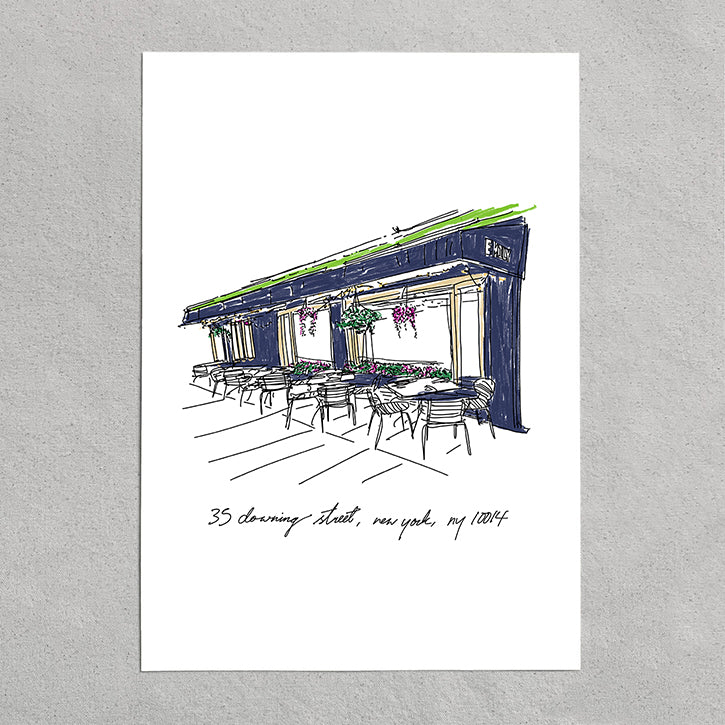 Emily West Village Art | NYC Restaurant & New York Food Illustration