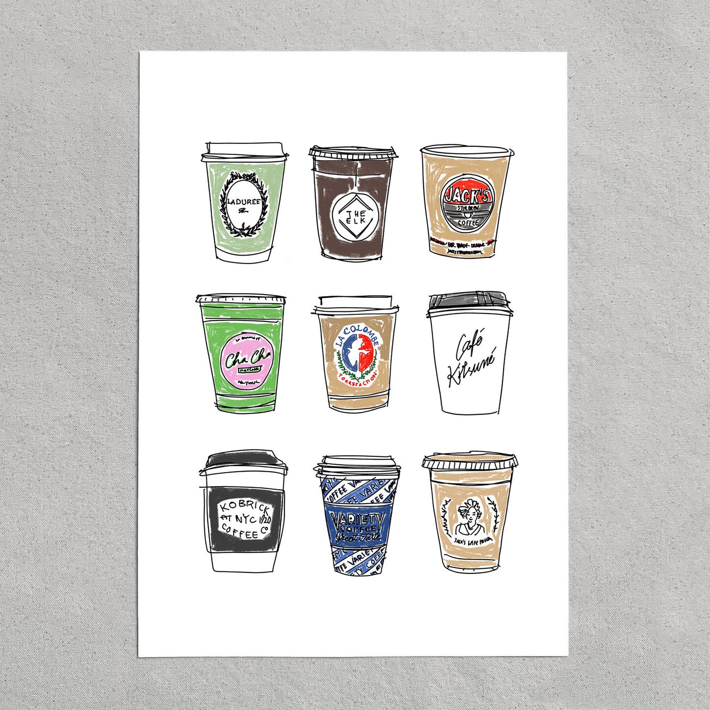 coffee cup poster 2