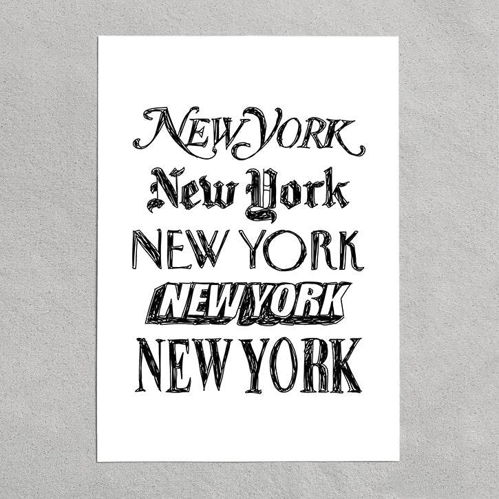 nyc font type 2